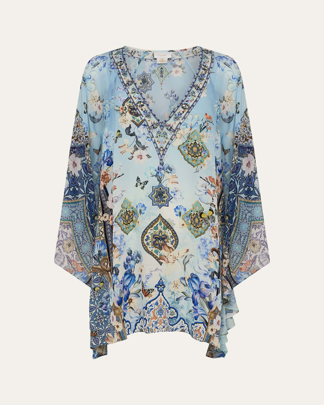 Al Manial Palace Memoirs Raglan Sleeve Flared Kaftan